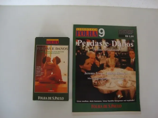Fita VHS Coleção Videoteca Folha : Perdas e Danos nº9