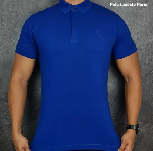 Camisa Polo Paris Azul Royal coleção natal reveillon