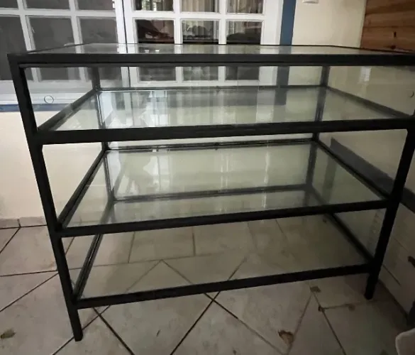 Bufet vitrine de vidro 