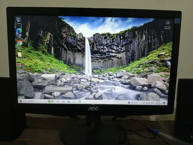 VENDO MONITOR AOC E1621SWB TELA 15.6 POLEGADAS $ 100,00