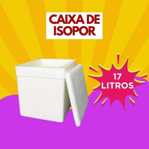 Caixa de Isopor 17 Litros - Nova