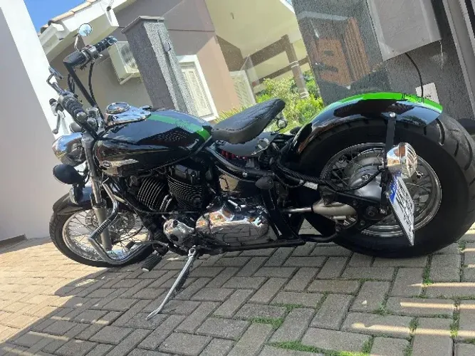 Dragstar 650 ano 2008 bobber (acompanha peças originais+bolha e alforges)