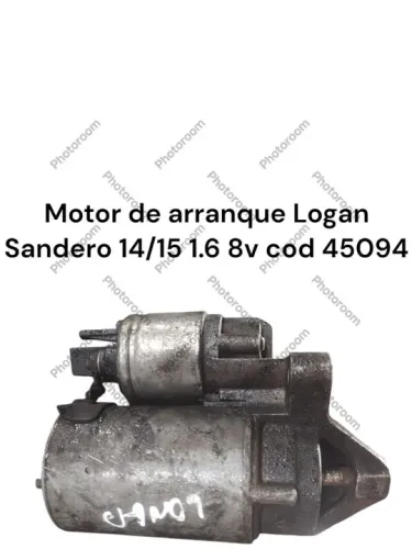 Motor de arranque Logan Sandero 1.6 8v cod 45094