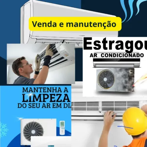 Limpeza de ar condicionado, instalação de ar condicionado, higienização de ar condicionado