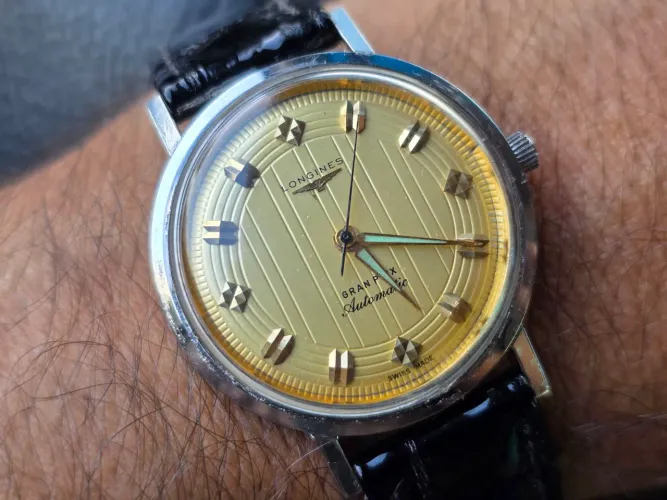 Longines Automático Admiral Grand Prix 340 Suíço Original assinado impecável troco