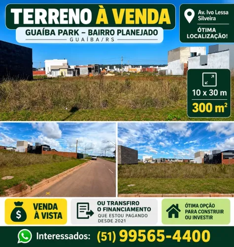 Venda ou transferência de financiamento terreno no Guaíba Park