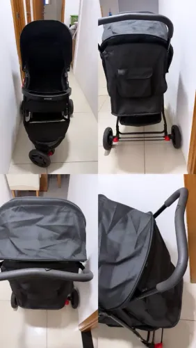 Carrinho de bebê, Cosco kids, Toffy Preto Absoluto