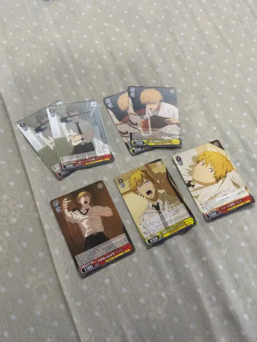denji chainsaw man cards/cartas japonesas marca weiss schwarz