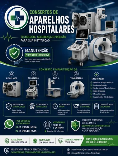 ASSISTÊNCIA TÉCNICA ESPECIALIZADA EM EQUIPAMENTOS HOSPITALARES