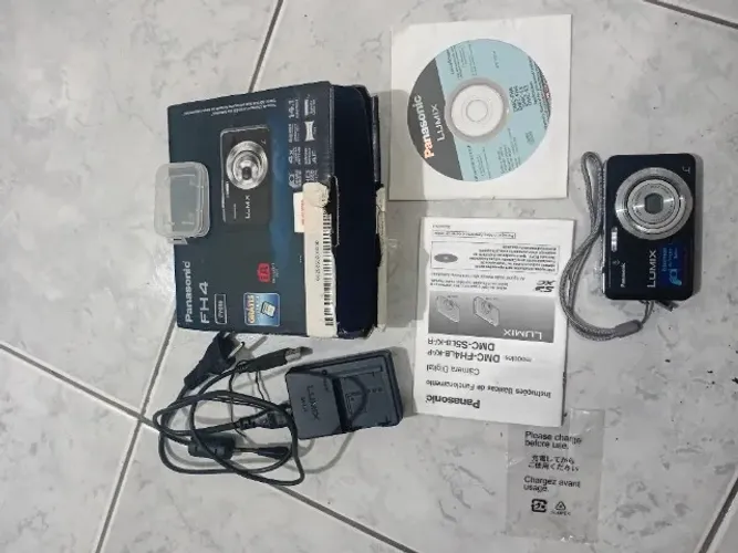 PANASONIC LUMIX DMC-FH4 14.1uMP - COMPLETA + CAIXA ORIGINAL
