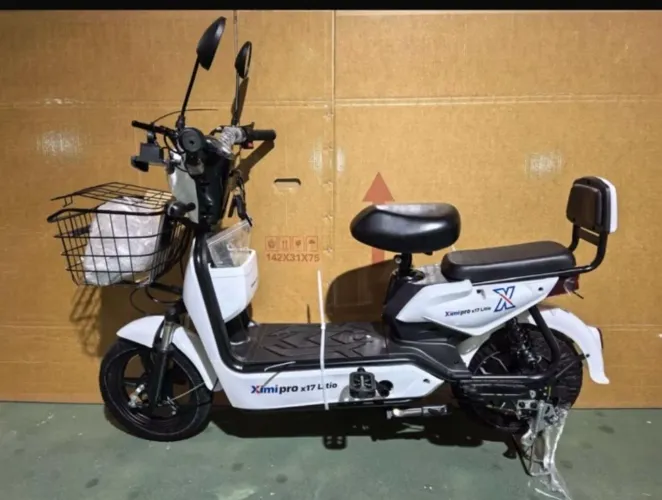 Moto elétrica 500w , c/bateria de lítio, nova 
