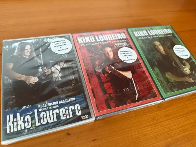 DVDs Kiko Loureiro novo lacrado