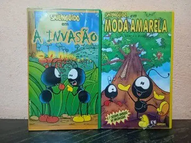 LOTE DE VHS DO DESENHO SMILINGUIDO (RARO E IMPECÁVEL) 