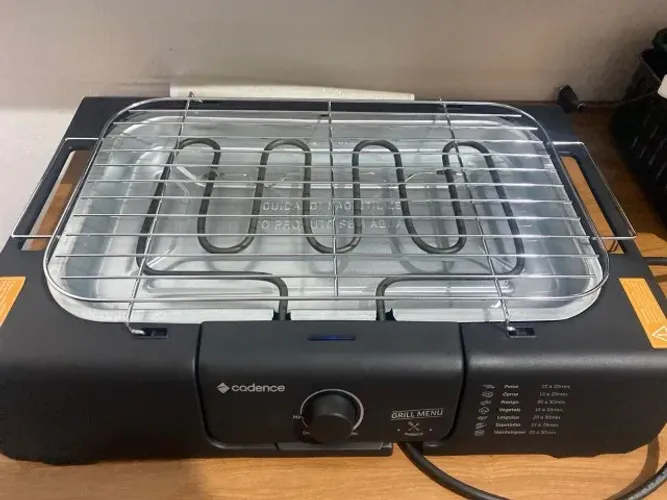 Churrasqueira Elétrica Cadence Grill Menu - 127V