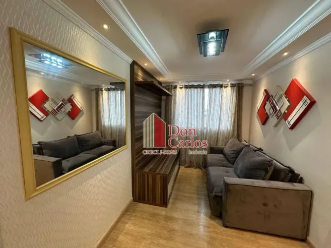 Apartamento com 2 dormitórios para alugar, 46 m² por R$ 2.475,00/mês - Parque São Vicente