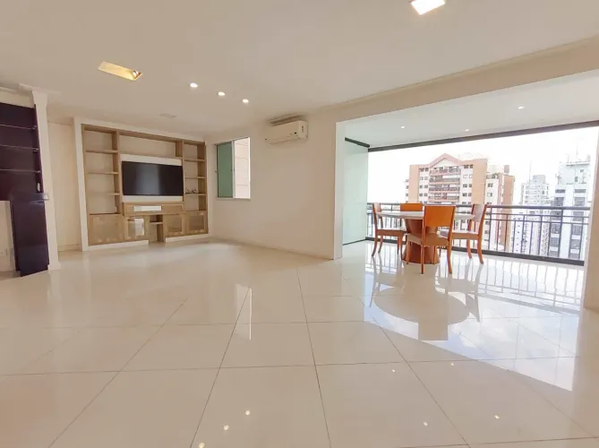 Apartamento para locação em Brooklin Paulista com 3 quartos, sendo 2 suítes, 125m²
