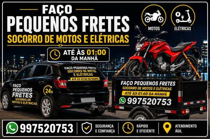 Fretes rápido moto socorro