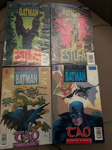 Hqs Especial Um conto de Batman Estufa e Tao 4 volumes completa