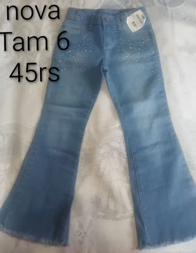 Calça jeans nova tam 6