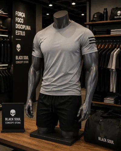 Camisa dryfit treino academia corrida