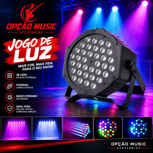Jogo de luz de led