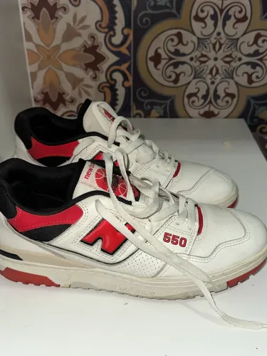 Tênis new balance 550 vermelho 