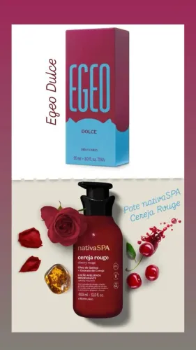 Combo: 1 EGEO DULCE + 1 POTE HIDRATANTE NATIVASPA