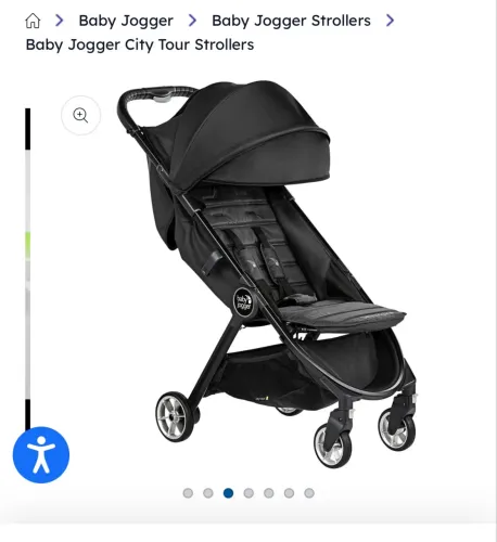 Carrinho de passeio da marca americana Baby Jogger, modelo City Tour 2