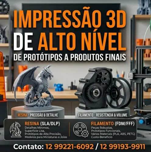 Impressão 3d pinda