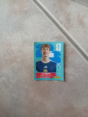 Figurinha Jack Hendry SCO3