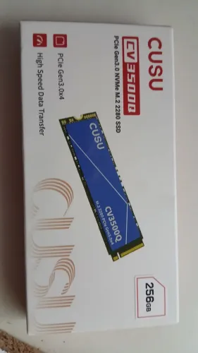 SSD CUSU 256GB NVMe M2 SSD para laptop e desktop