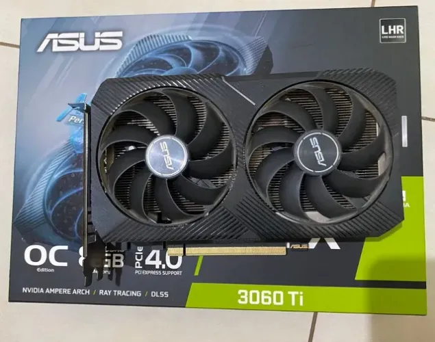 Placa de Vídeo DUAL GeForce RTX 3060 Ti V2 MINI OC Edition da Asus