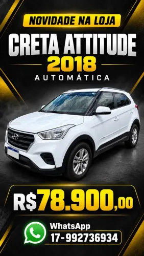 Hyundai Creta Attitude 1.6 16V Flex Aut. 2018