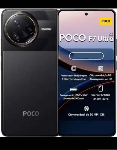 POCO F7 ULTRA 12/256 + RAM EXPANSIVA SEMI NOVO
