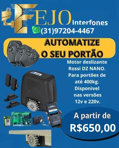 MOTOR PARA PORTÃO ELETRÔNICO