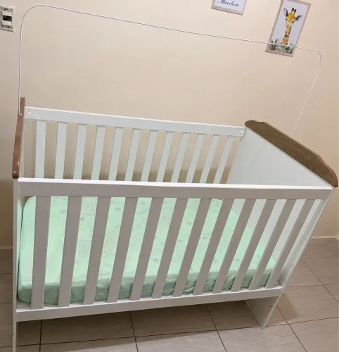 Berço Infantil Branco sem Colchão - Usado