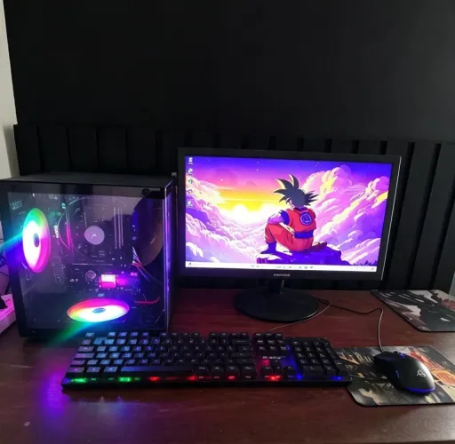 Pc Gamer Ryzen 3 2200g + placa de vídeo integrada roda jogos bem completo.