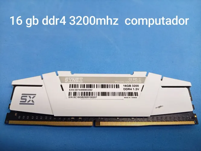 Memória Pc ddr4 16 gb 3200mhz