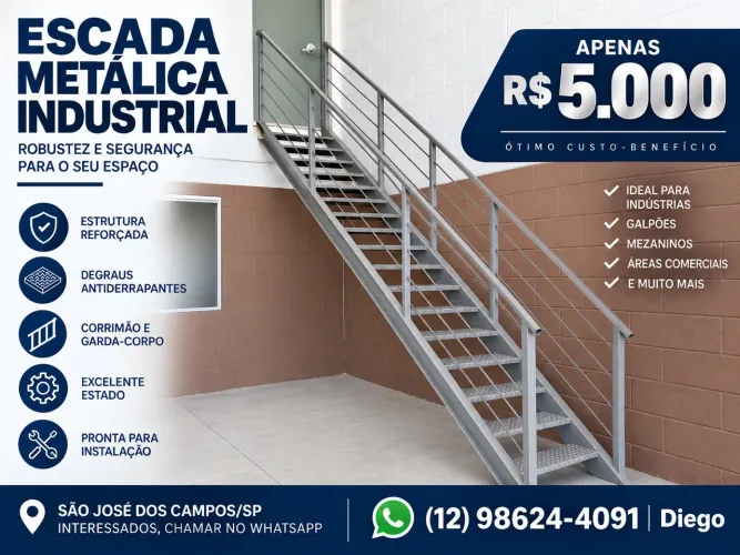 Escada reforçada4.5mts