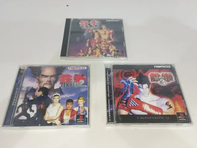 Tekken 1,2 e 3 Playstation 1 original