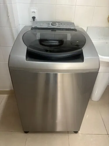 Lavadoura de roupas Brastemp Ative 11 kg Inox