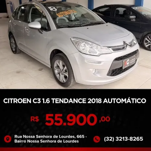 Citroen C3 Tendance 1.6 VTI Flex Start 16V Aut. 2018