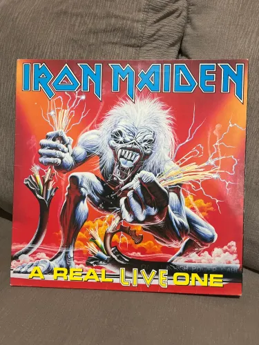 Lp iron maiden a real live one