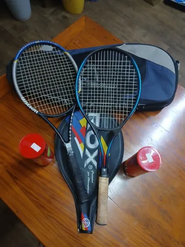 2 Raquete 1 Bolsa e 6 bolas