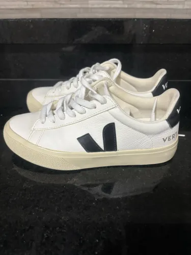 Tênis Vert Campo Extra White Black 34