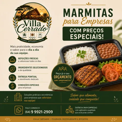 Promoção de Marmitas para empresas 
