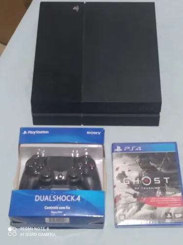PS4 C/ controle e jogo