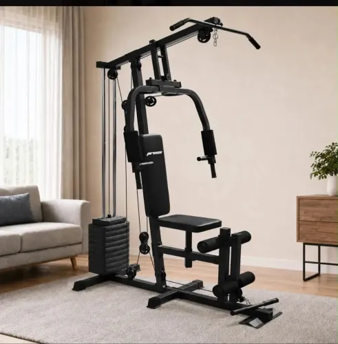 Estação De Musculação, Academia Ginástica Braço Perna Cor Preto