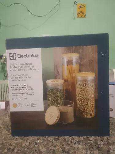 jogo de potes hermético Eletrolux 