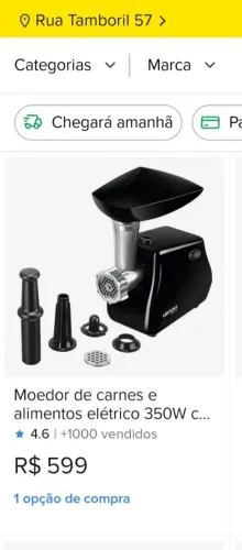 Moedor de carnes e alimentos Elétrico Lenoxx 350w